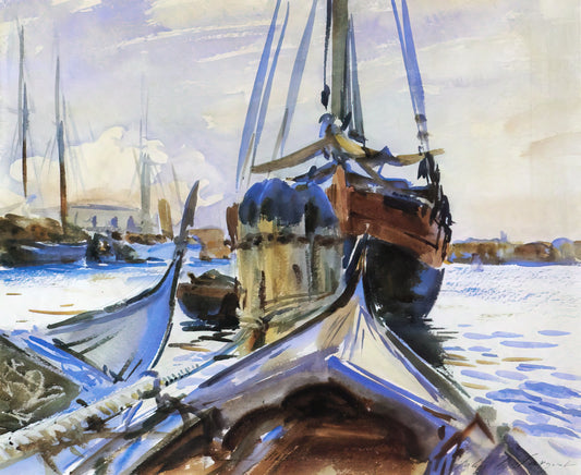 John Singer Sargent Self Portrait: A Master's Introspective Gaze - Venice by John Singer Sargent