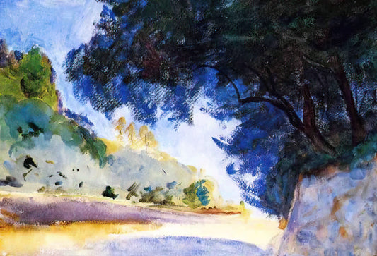 John Singer Sargent at the National Gallery of Art: A Master's Legacy in American Collections - Landscape, Olive Trees, Corfu by John Singer Sargent