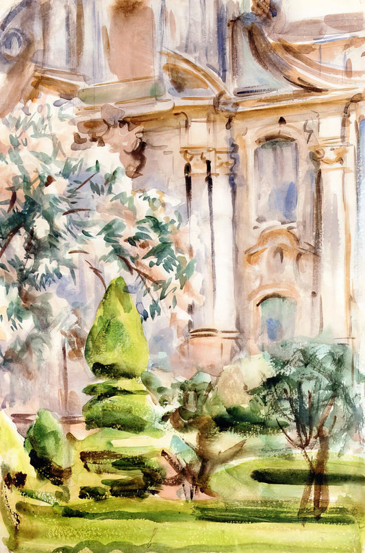 John Singer Sargent's Simplon Pass: A Masterpiece of Light and Atmosphere - Palace and Gardens, Spain by John Singer Sargent