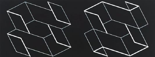 Josef Albers Brushed Aluminum Print: A Collector's Guide to Homage to the Square - DUO H 1966 by Josef Albers