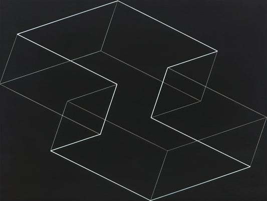 Josef Albers Graphic Tectonic: A Structural Masterpiece in Modern Art - M 5 1954 by Josef Albers
