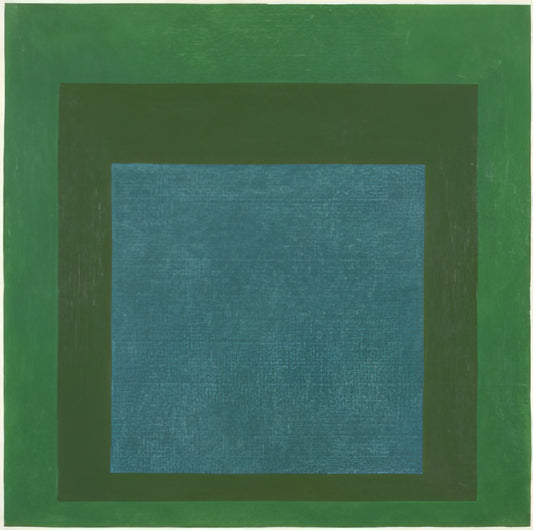 Josef Albers Line Drawings: The Geometric Precision of a Bauhaus Master - HOMAGE TO THE SQUARE 1963 by Josef Albers