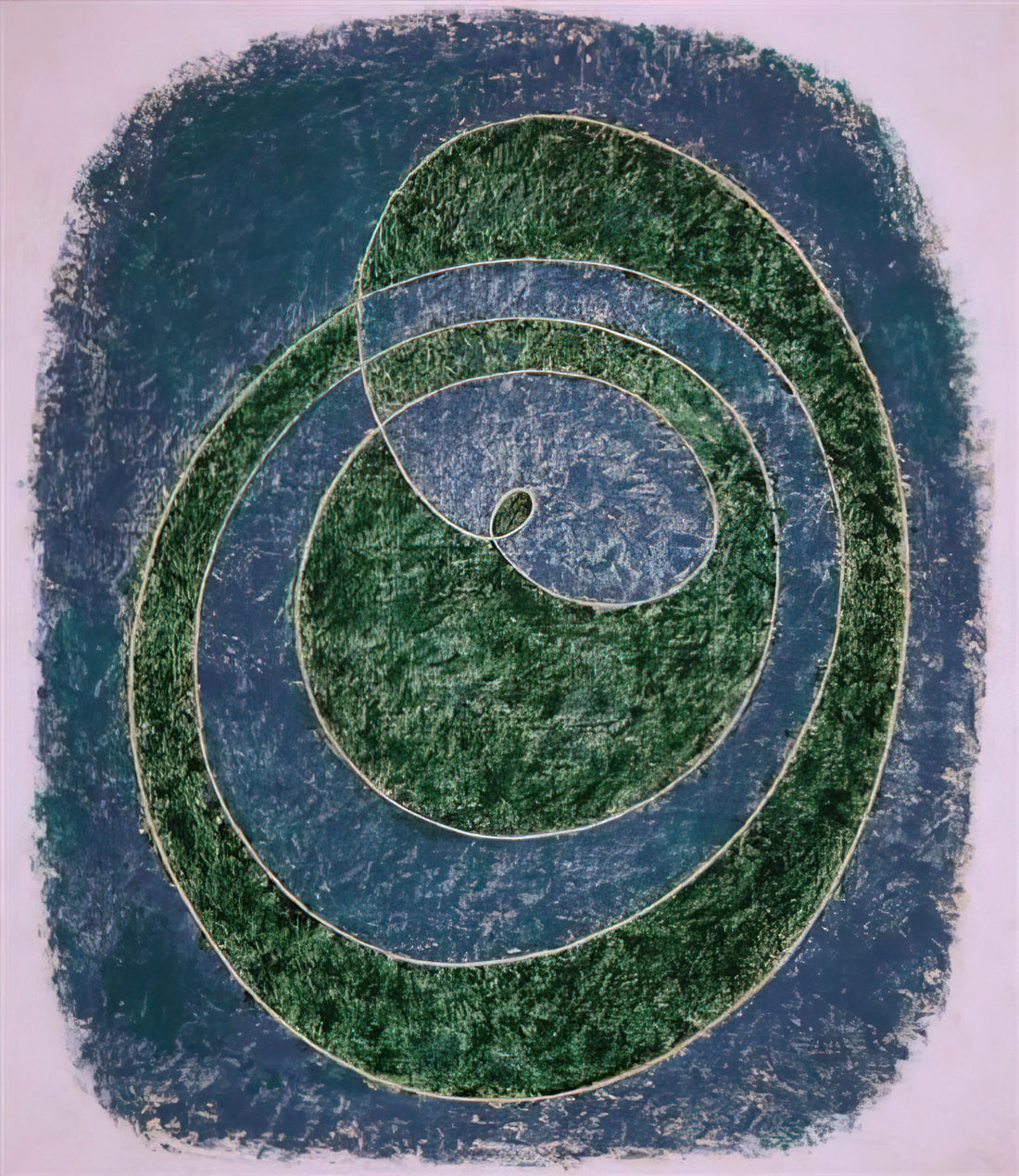 Josef Albers Paintings: A Journey into Color Theory and Geometric Abstraction - PROTO FORM B 1938 by Josef Albers