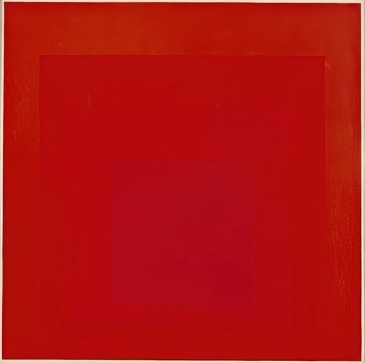Josef Albers at David Zwirner: A Modernist Legacy in Contemporary Dialogue - HOMAGE TO THE SQUARE BROAD CALL 1967 by Josef Albers
