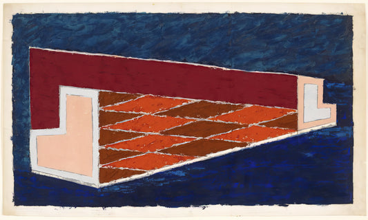 Josef Albers: The Master of Color Theory and Geometric Abstraction - ABSTRACT 1940 by Josef Albers