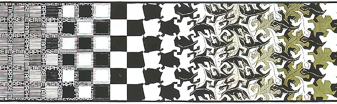 Journey to Infinity: Decoding M.C. Escher's Masterpiece of Mathematical Art - METAMORPHOSIS II EXCERPT 2 by MC Escher