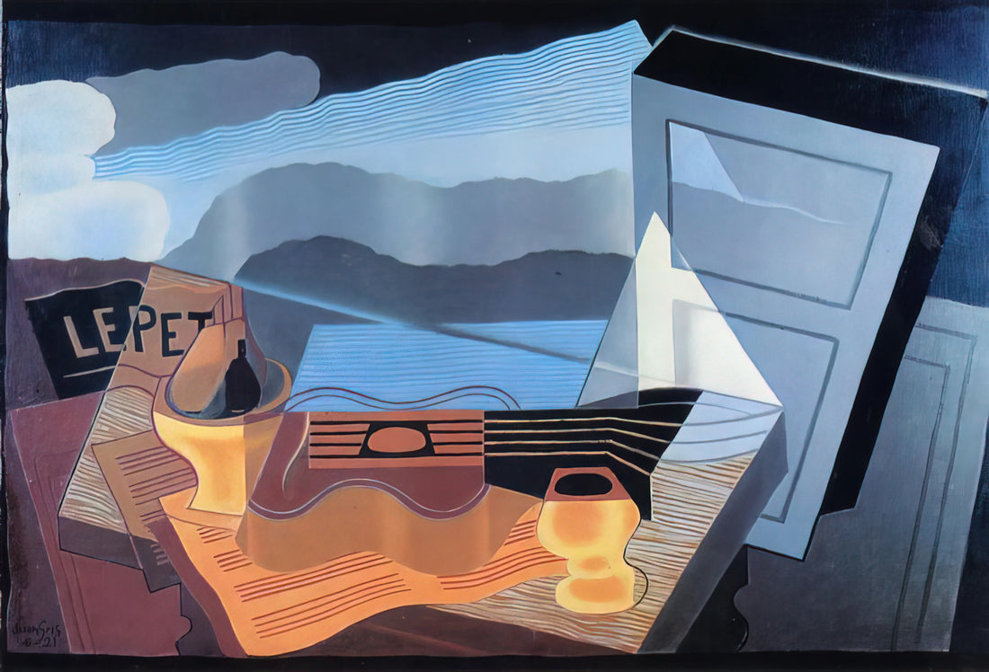 Juan Gris and Amedeo Modigliani: Contrasting Visions of Modern Art - VIEW ACROSS THE BAY 1921 by Juan Gris