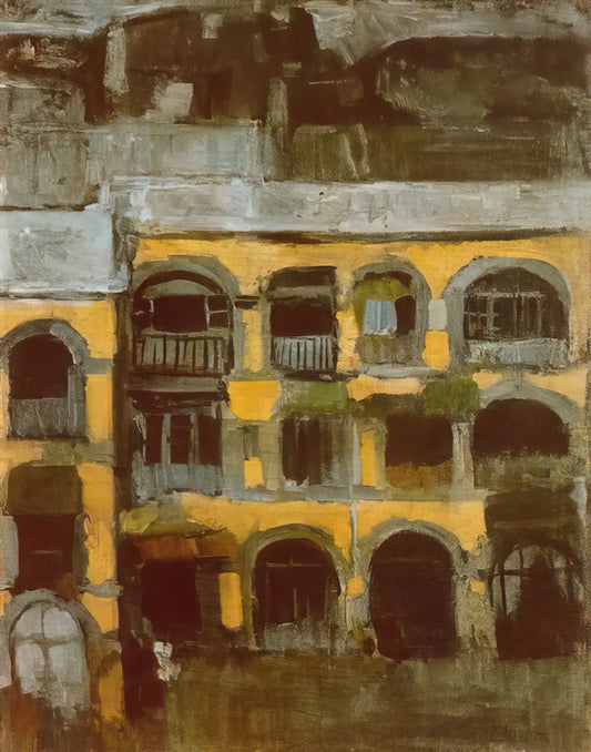 Juan Pablo Picasso: The Enduring Legacy of a Modern Master's Artistic Vision - A blue house by Pablo Picasso