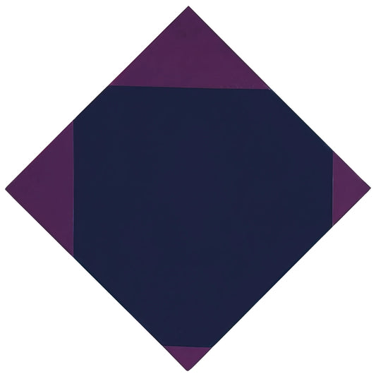 Junghans Bauhaus 100: The Timeless Fusion of Art, Design and Horology - Blau-violettes horizontal-vertikal-quadrat - 1968 by Max Bill