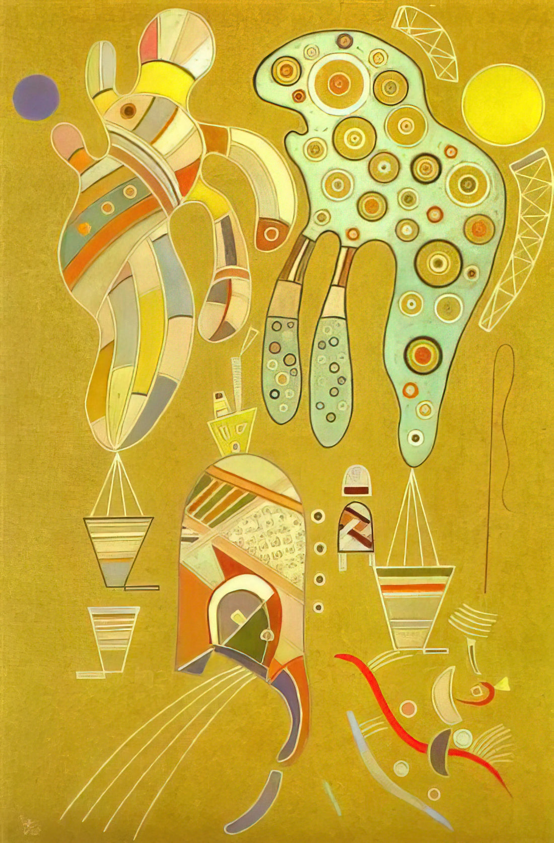 Kandinsky Art Prints: A Collector's Guide to Abstract Expressionism - UNTITLED 1941 by Wassily Kandinsky