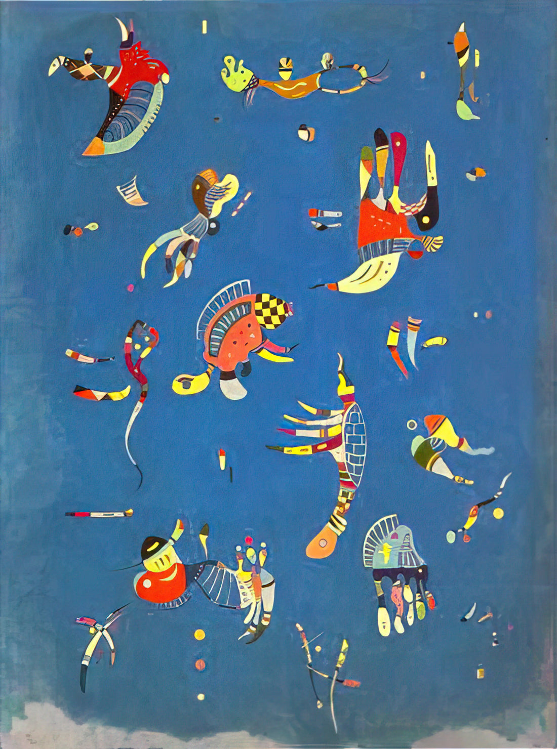 Kandinsky Limited Edition Prints: Collecting Abstract Masterpieces - SKY BLUE 1940 by Wassily Kandinsky