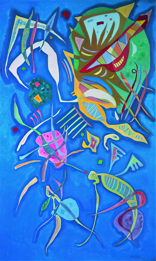 Kandinsky Red Painting: The Revolutionary Power of Color in Abstract Art - GROUPING 1937 by Wassily Kandinsky