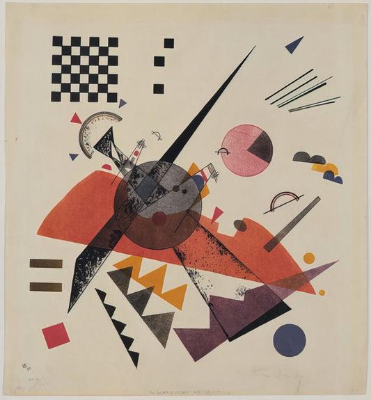 Kandinsky Untitled: The Abstract Pioneer's Unnamed Masterpieces - ORANGE 1923 by Wassily Kandinsky