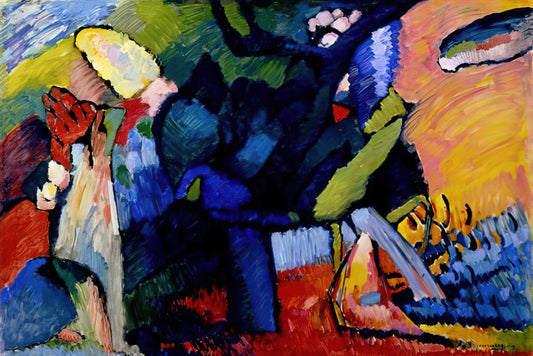 Kandinsky and IKEA: Bridging Abstract Art and Accessible Design - IMPROVISATION 4 1909 by Wassily Kandinsky