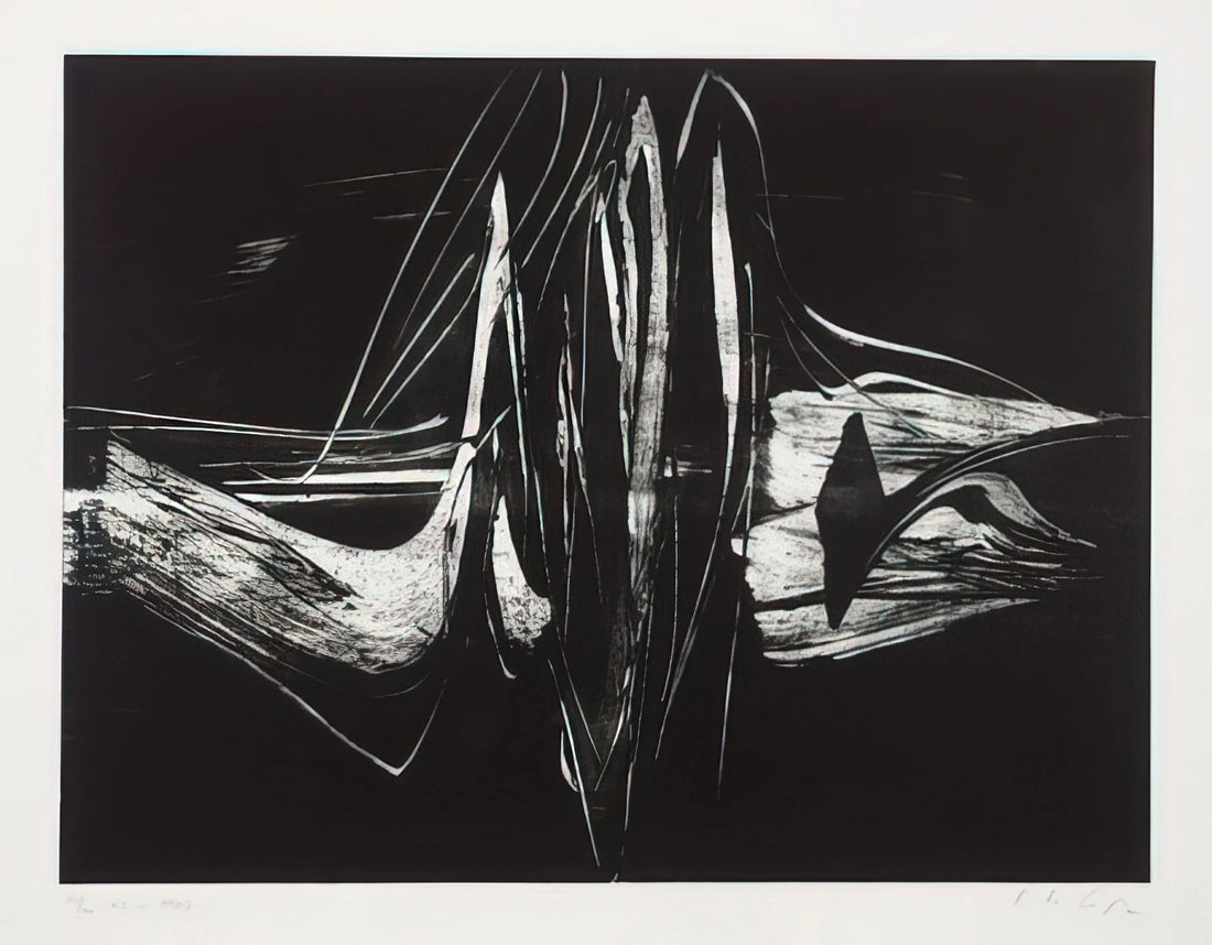 Karl Otto Götz Framed Canvas Print: A Modernist Masterpiece for Your Collection - Untitled by Karl Otto Gotz