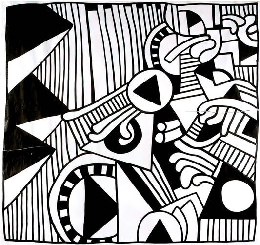 Keith Allen Haring Art: The Radiant Legacy of a Pop Art Icon - UNTITLED 1978 1 by Keith Haring
