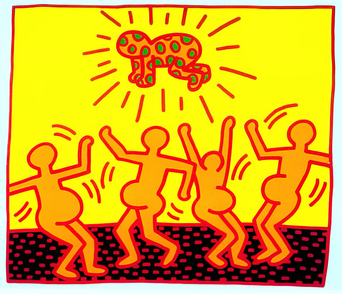 Keith Haring Disney Coach: A Pop Art Icon Reimagined - UNTITLED 1983 1 by Keith Haring