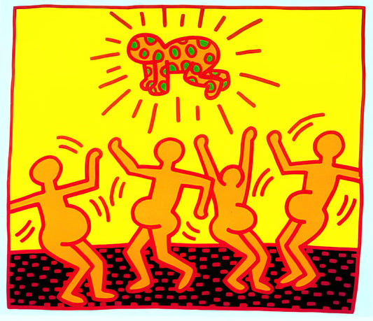 Keith Haring Disney Coach: A Pop Art Icon Reimagined - UNTITLED 1983 1 by Keith Haring