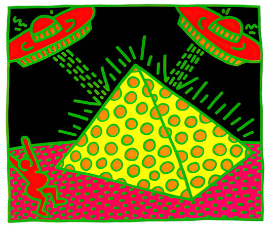 Keith Haring Poster Framed: A Guide to Iconic Pop Art for Your Space - UNTITLED 1983 3 by Keith Haring