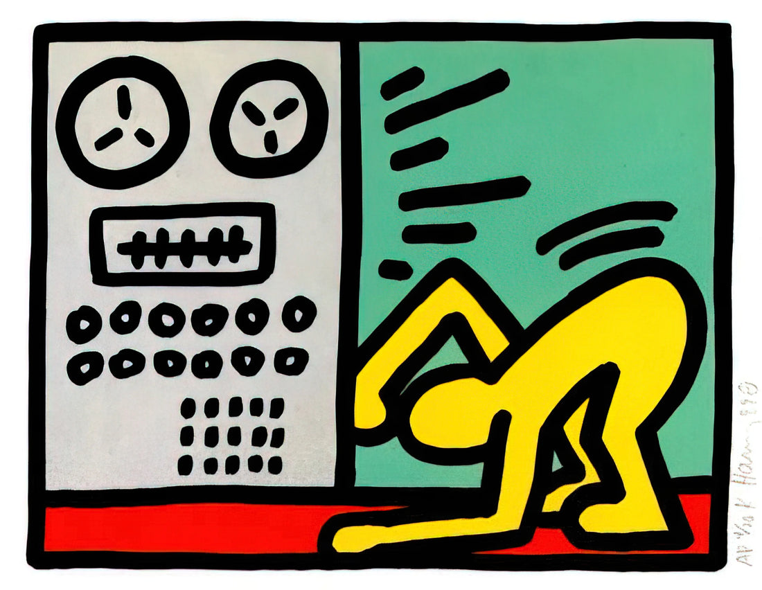 Keith Haring Poster Original: A Collector's Guide to Authenticity and Value - POP SHOP III 1989 by Keith Haring