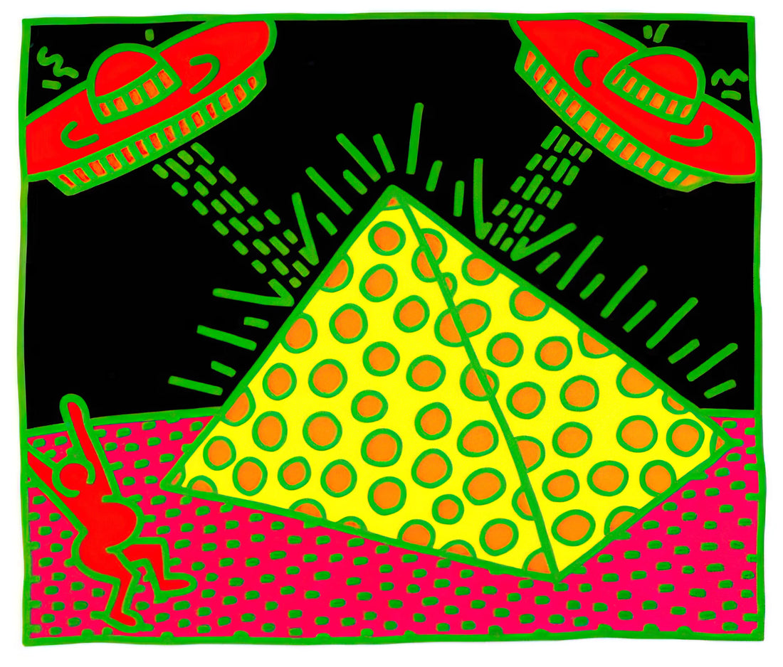 Keith Haring Serigraphs: A Vibrant Legacy of Pop Art and Social Commentary - UNTITLED 1983 3 by Keith Haring