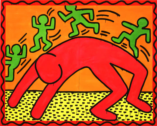 Keith Haring Signed Prints for Sale: A Collector's Guide to Authenticity and Investment - UNTITLED 1982 2 by Keith Haring