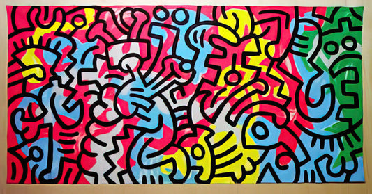 Keith Haring World: The Pop Art Icon Who Painted a Global Language - UNTITLED 1987 by Keith Haring