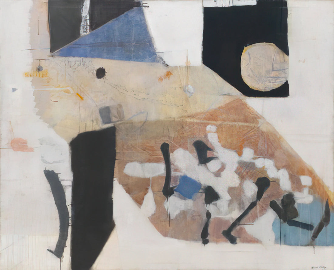 Kenzo Okada Reproductions: Capturing the Ethereal Beauty of Modern Japanese Abstraction - Solstice - 1954 by Kenzo Okada