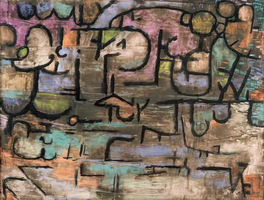 Klee Paintings Images: A Journey Through the Visual Poetry of Paul Klee - AFTER THE FLOODS 1936 by Paul Klee