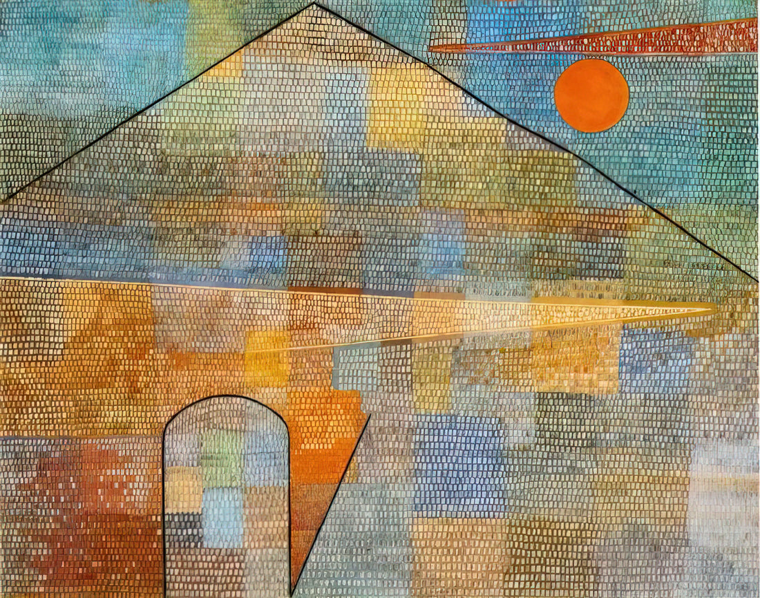 Klee Senecio 1922: A Masterpiece of Modernist Portraiture and Symbolism - TO THE PARNASSUS 1932 by Paul Klee