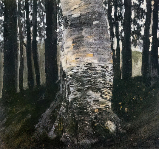 Klimt's Lilith: Decoding the Femme Fatale in Gustav Klimt's Symbolist Art - BIRCH IN A FOREST by Gustav Klimt