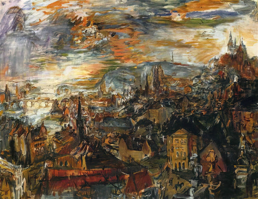 Konrad Adenauer by Oskar Kokoschka: A Portrait of Post-War Germany's Architect - NOT_DETECTED_235890 by OSKAR KOKOSCHKA