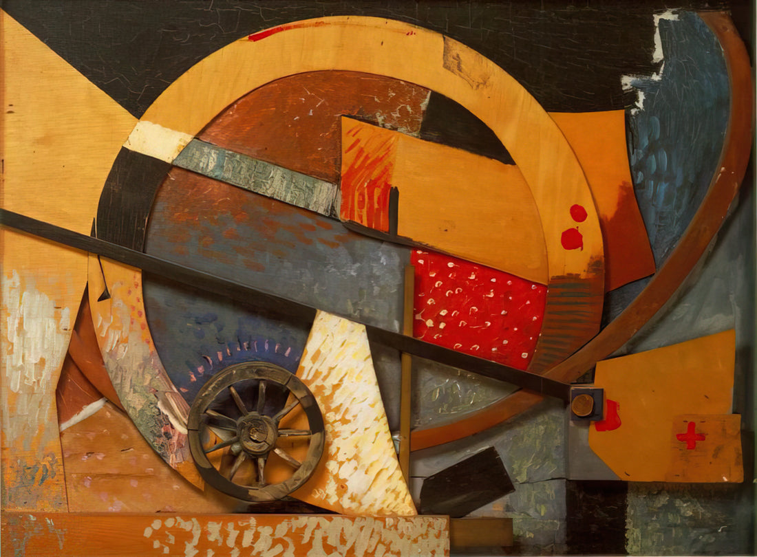 Kurt Schwitters Reproduction: Understanding Merz Art Through Museum-Quality Prints - NEW MERZPICTURE 1931 by Kurt Schwitters