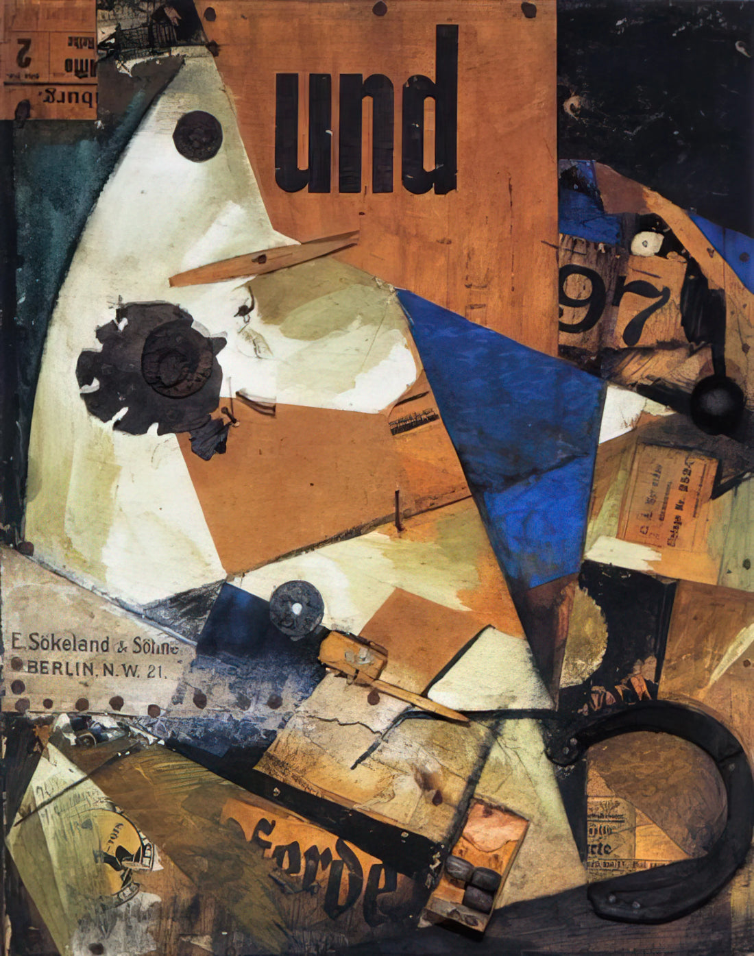 Kurt Schwitters: The Revolutionary Merz Artist Who Redefined Modern Art - THE AND PICTURE 1919 by Kurt Schwitters