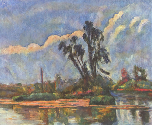 La Montagne Sainte-Victoire by Cézanne: The Mountain That Changed Modern Art - Bank of the Oise by Paul Cézanne