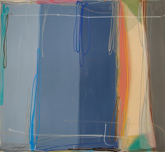 Larry Zox Artist: An Exploration of Mid-Century Abstraction - Yours and Mine - 1993 by Larry Zox