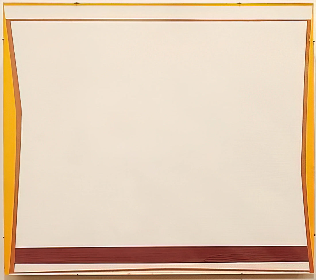 Larry Zox Print: Exploring the Dynamic Legacy of an Abstract Expressionist Innovator - White 7 - 1963 by Larry Zox