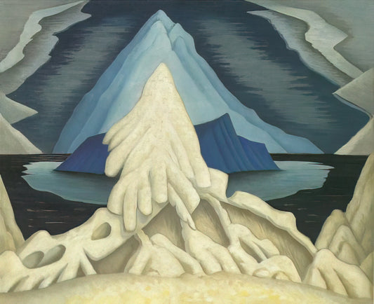 Lawren Harris Framed Prints: A Collector's Guide to Canada's Iconic Modernist - Winter comes from the Arctic to the Temperate Zone - 1935 by Lawren Harris
