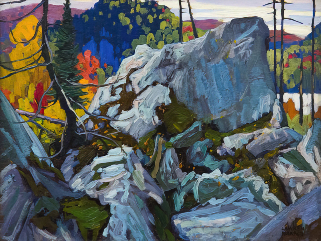 Lawren S. Harris Prints: A Collector's Guide to the Visionary Canadian Modernist - Autumn Batchewana - 1918 by Lawren Harris