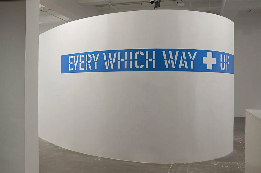 Lawrence Weiner Reproduction: Understanding Conceptual Art Prints and Their Authenticity - Every Which Way  Up - 2010 by Lawrence Weiner