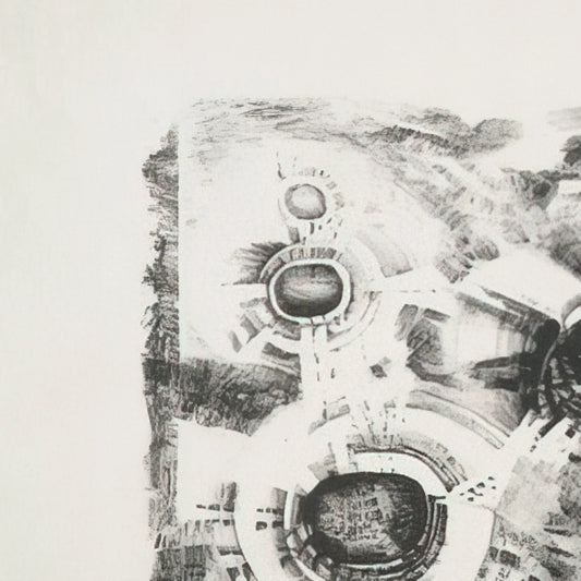 Lee Bontecou: The Visionary Sculptor Who Redefined Space and Form - SECOND STONE 1962 by Lee Bontecou