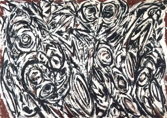 Lee Krasner Abstract Art: The Pioneering Vision Beyond Pollock - Night Creatures by Lee Krasner