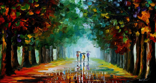 Leonid Afremov Tiger: A Vibrant Exploration of the Artist's Signature Style - Leonid Afremov by Leonid Afremov
