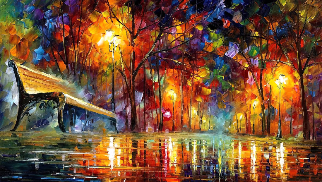 Leonid Afremov: The Master of Vibrant Impressionism and His Signature Palette Knife Technique - Leonid Afremov by Leonid Afremov