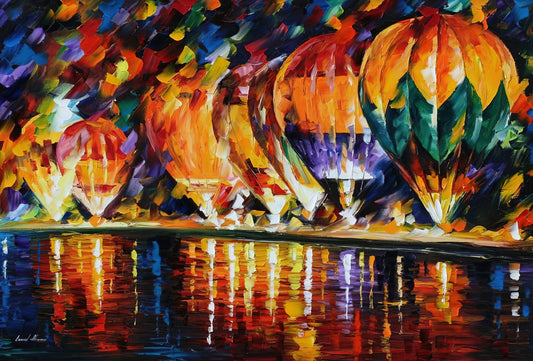 Leonid Afremov's 'Paris Flight': A Vibrant Journey Through Impressionist Rain - Leonid Afremov by Leonid Afremov