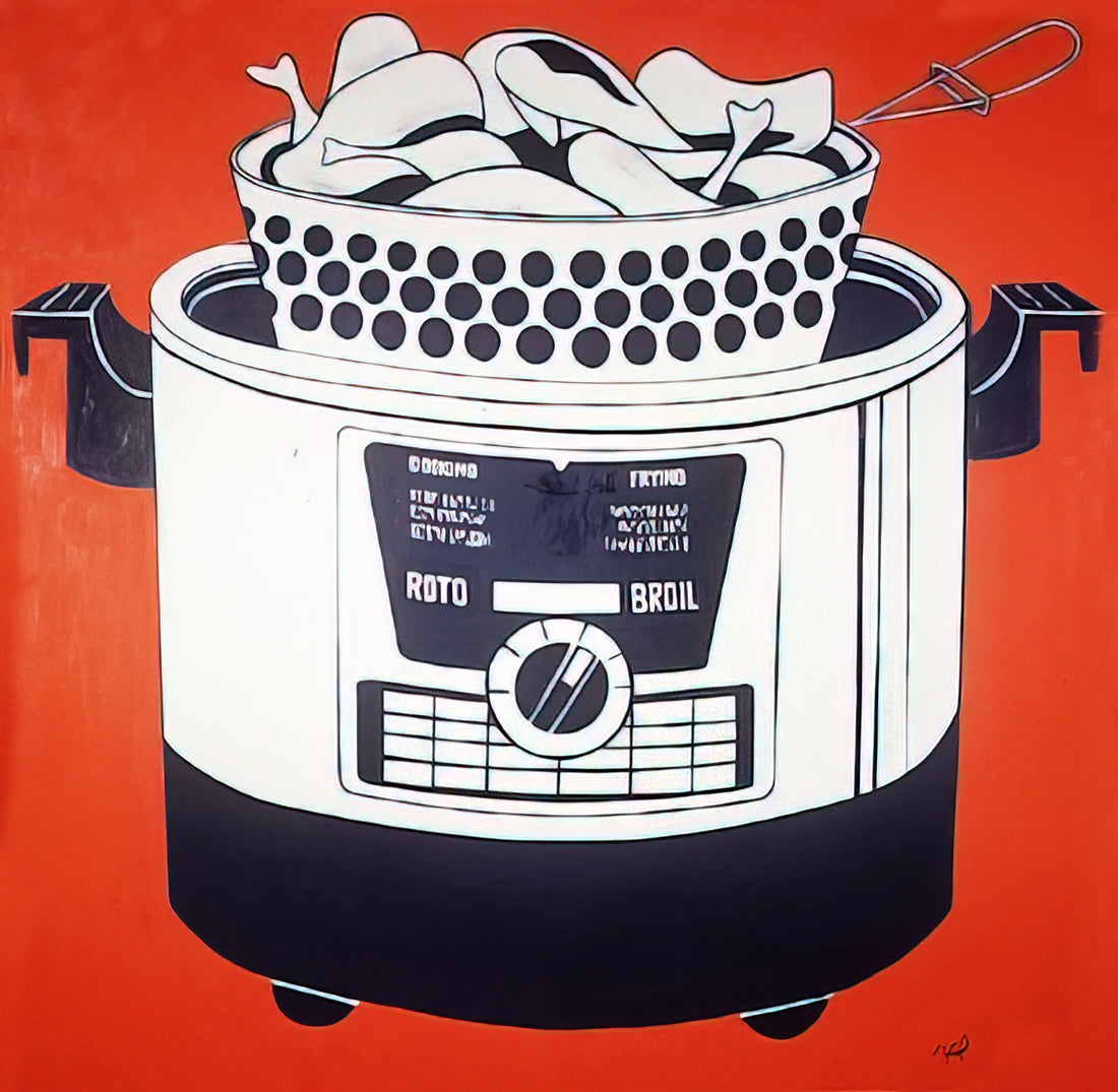 Lichtenstein Little Big Painting: Decoding the Pop Art Masterpiece - ROTO BROIL 1961 by Roy Lichtenstein