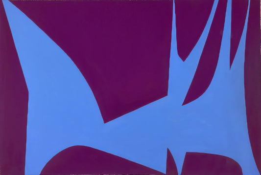 Lorser Feitelson: The Visionary Pioneer of Hard-Edge Painting and Post-Surrealism - Magical Space Forms - 1951 by Lorser Feitelson
