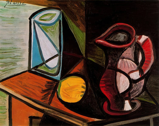 Louisiana Picasso Keramik Poster: A Collector's Guide to Modernist Ceramic Art Prints - Glass and pitcher by Pablo Picasso