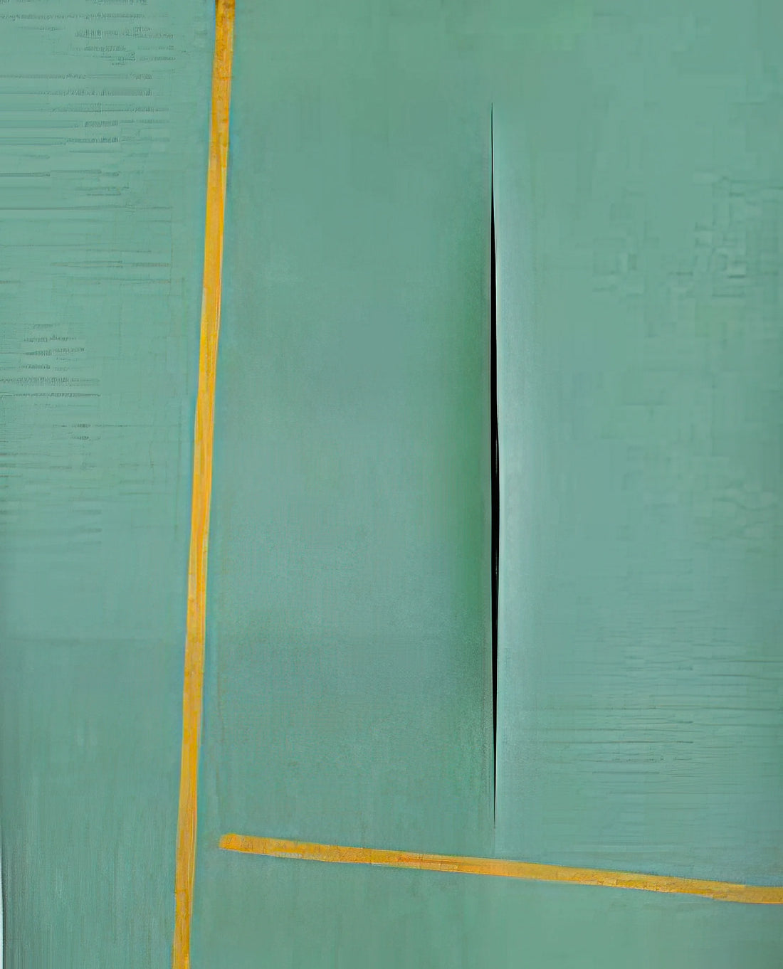 Lucio Fontana Painting: Spatialism, Cuts, and the Revolution of the Canvas - Concept Spatiale - 1964 by Lucio Fontana