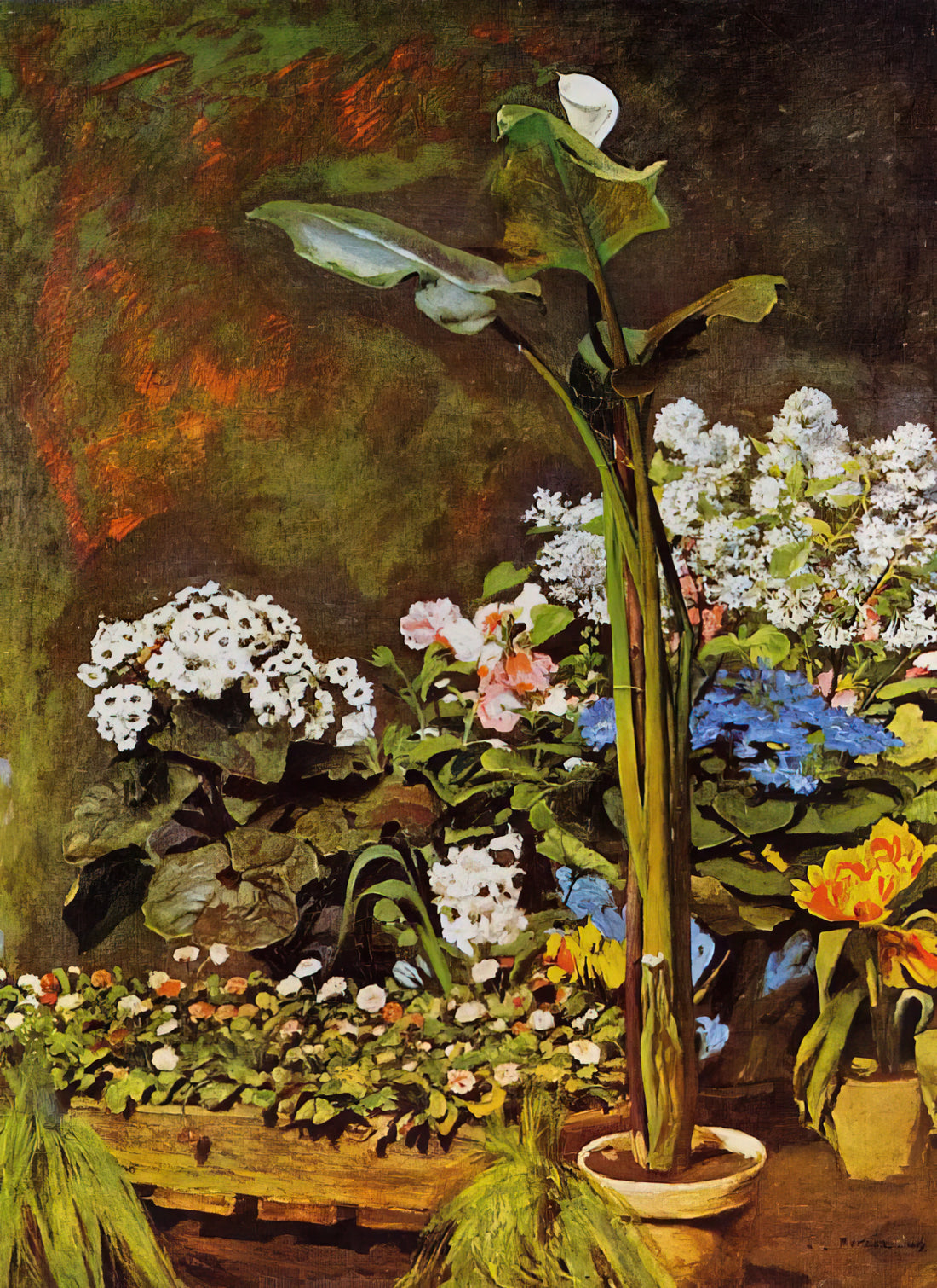 Luncheon of the Boating Party Reproduction: A Curator's Guide to Renoir's Masterpiece - Arum and Conservatory Plants by Pierre-Auguste Renoir